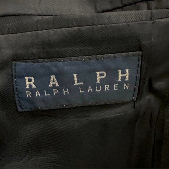 Ralph Lauren 44 Tall Navy Wool CashmereBlazer Sport Coat 2 Button - Picture 12 of 15